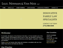 Tablet Screenshot of lnvlaw.com